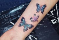 Three Colorful Butterflies Tattoo Venice Tattoo Art Designs inside measurements 1080 X 1080