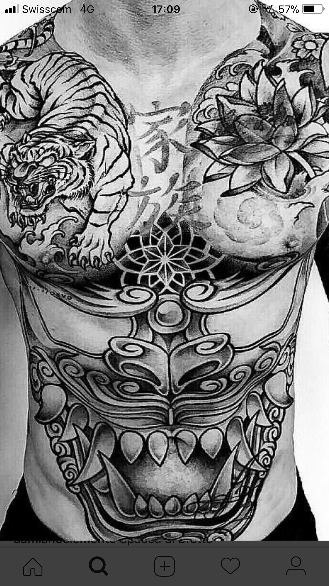Tiger Tattoo Guns N Roses Torso Tattoos Stomach Tattoos 2016 for sizing 1125 X 2001