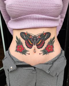 Traditional Butterfly Tattoo On Stomach Butterfly Tattoo Ideas for proportions 1080 X 1350