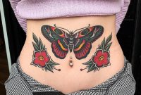Traditional Butterfly Tattoo On Stomach Butterfly Tattoo Ideas intended for measurements 1080 X 1350