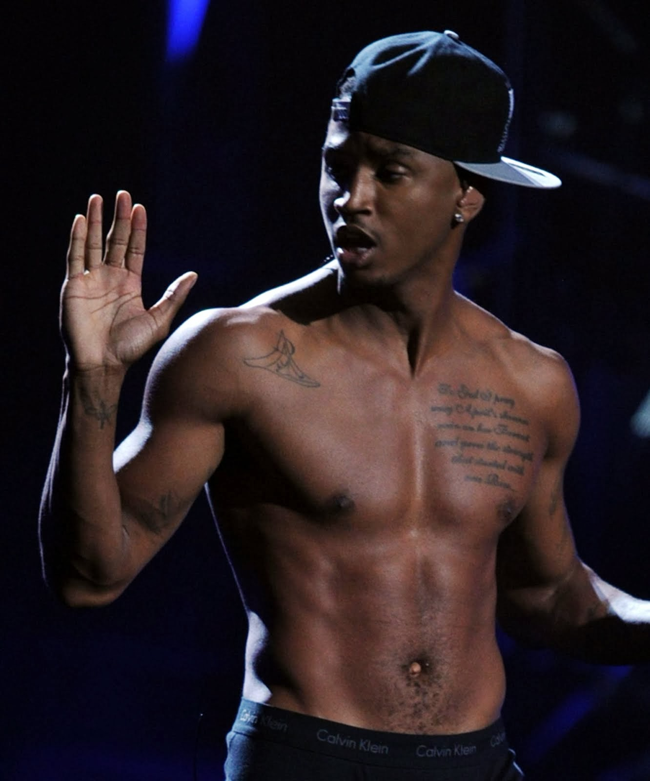 Trey Songz Tattoos intended for sizing 1332 X 1600