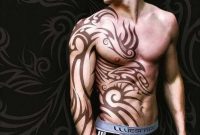 Tribal Chest Tattoo Ideas For Men Tatoos Tribal Sleeve Tattoos inside size 1024 X 780