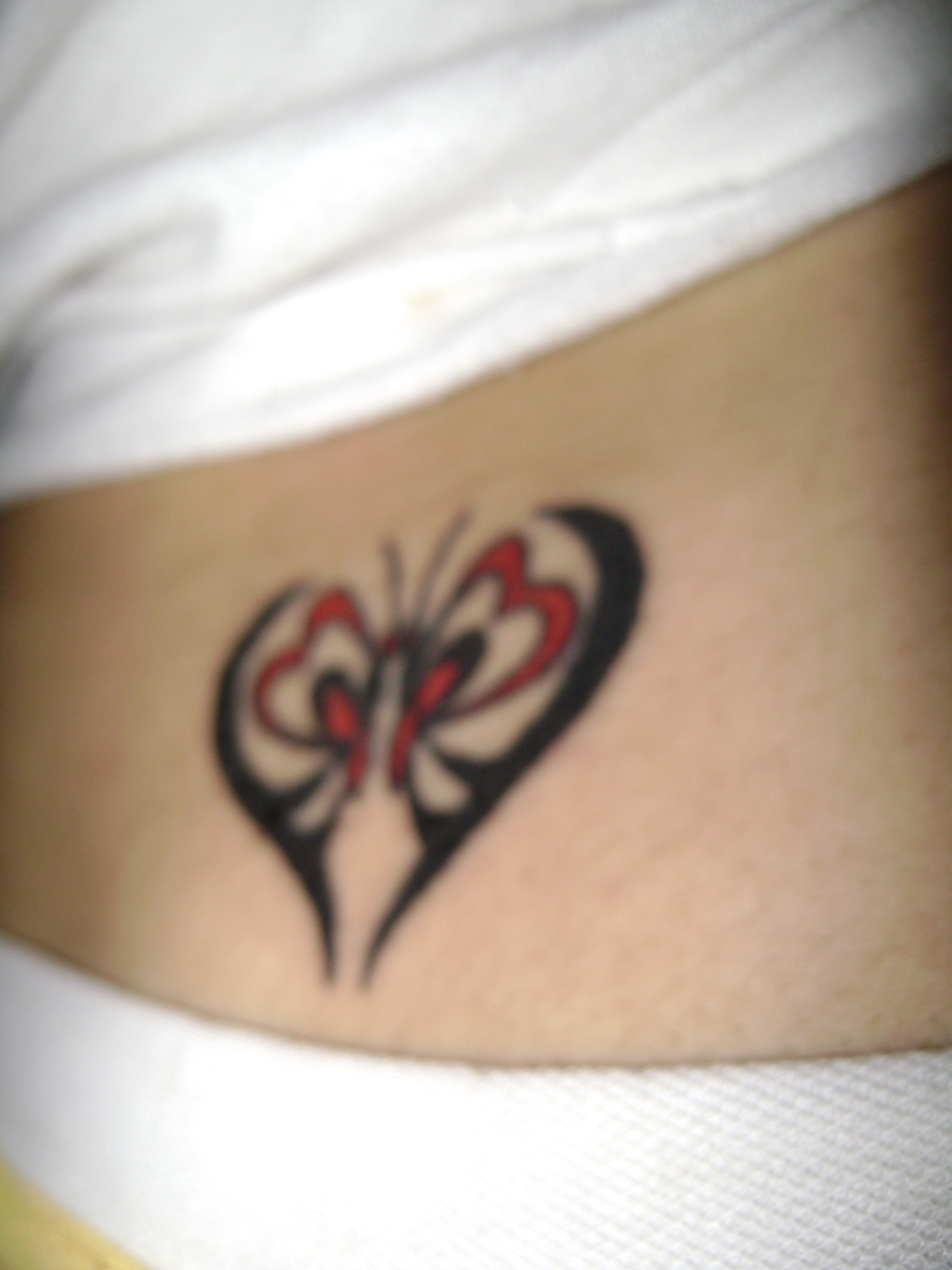 Tribal Heart Butterfly Tattoo Picture for size 1536 X 2048