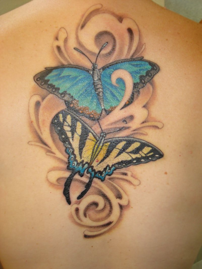 Two Butterfly Tattoo Designs 2 Tattoos Book 65000 Tattoos Designs inside proportions 800 X 1067