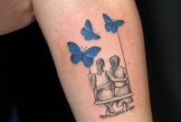 Two Little Girls Sitting On Swing Sister Tattoo With Blue with regard to size 2832 X 3432