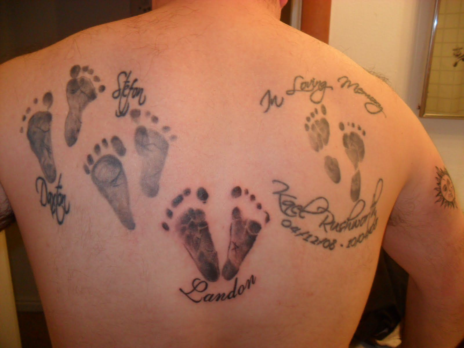 Unique Variations Of The Footprint Tattoo Tattoos Win with sizing 1600 X 1200