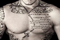 Upper Chest Tattoo Gths in measurements 1024 X 780