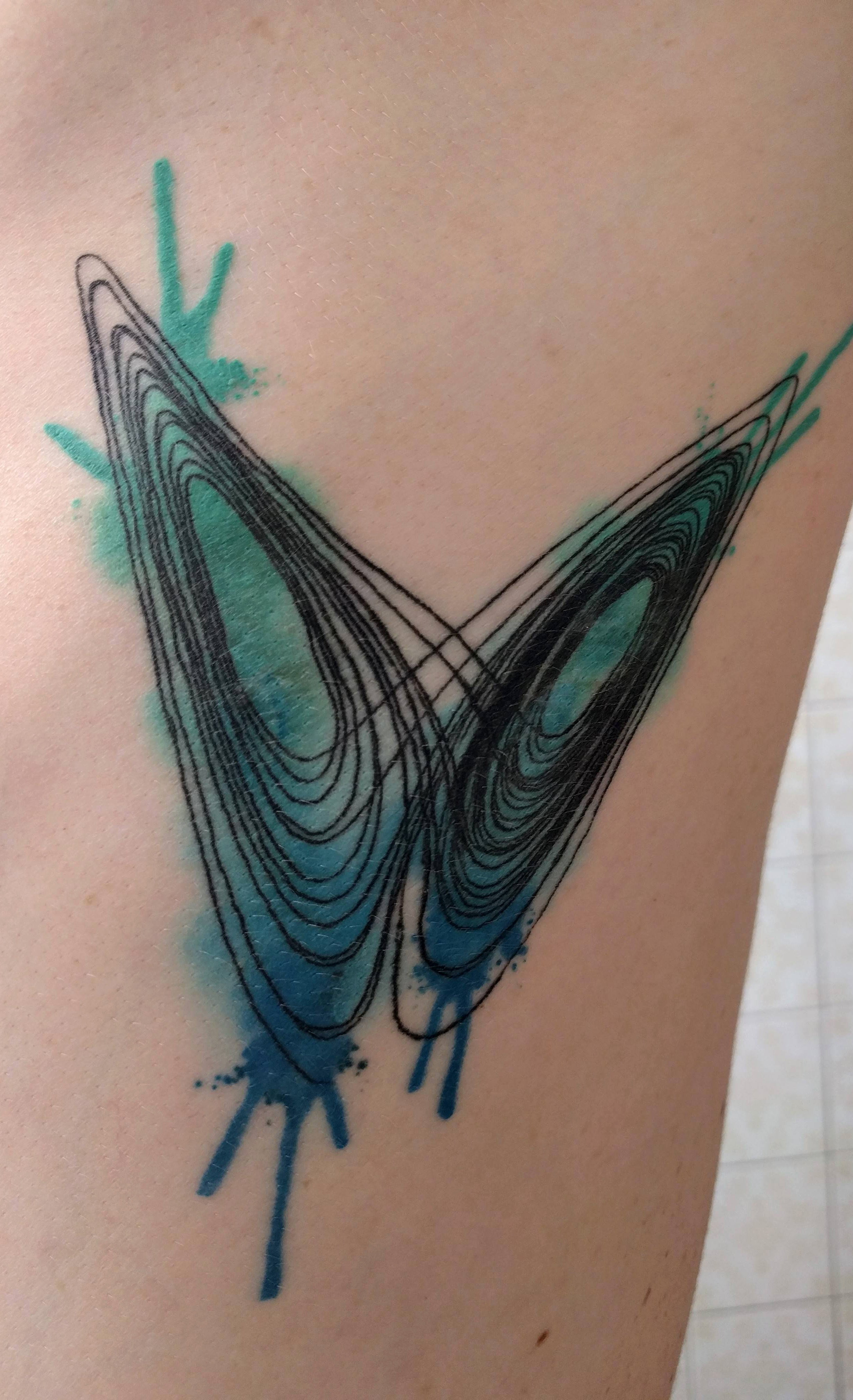 Water Color Butterfly Effect Tattoo Jf Biron Ink Your Soul for dimensions 2457 X 4032