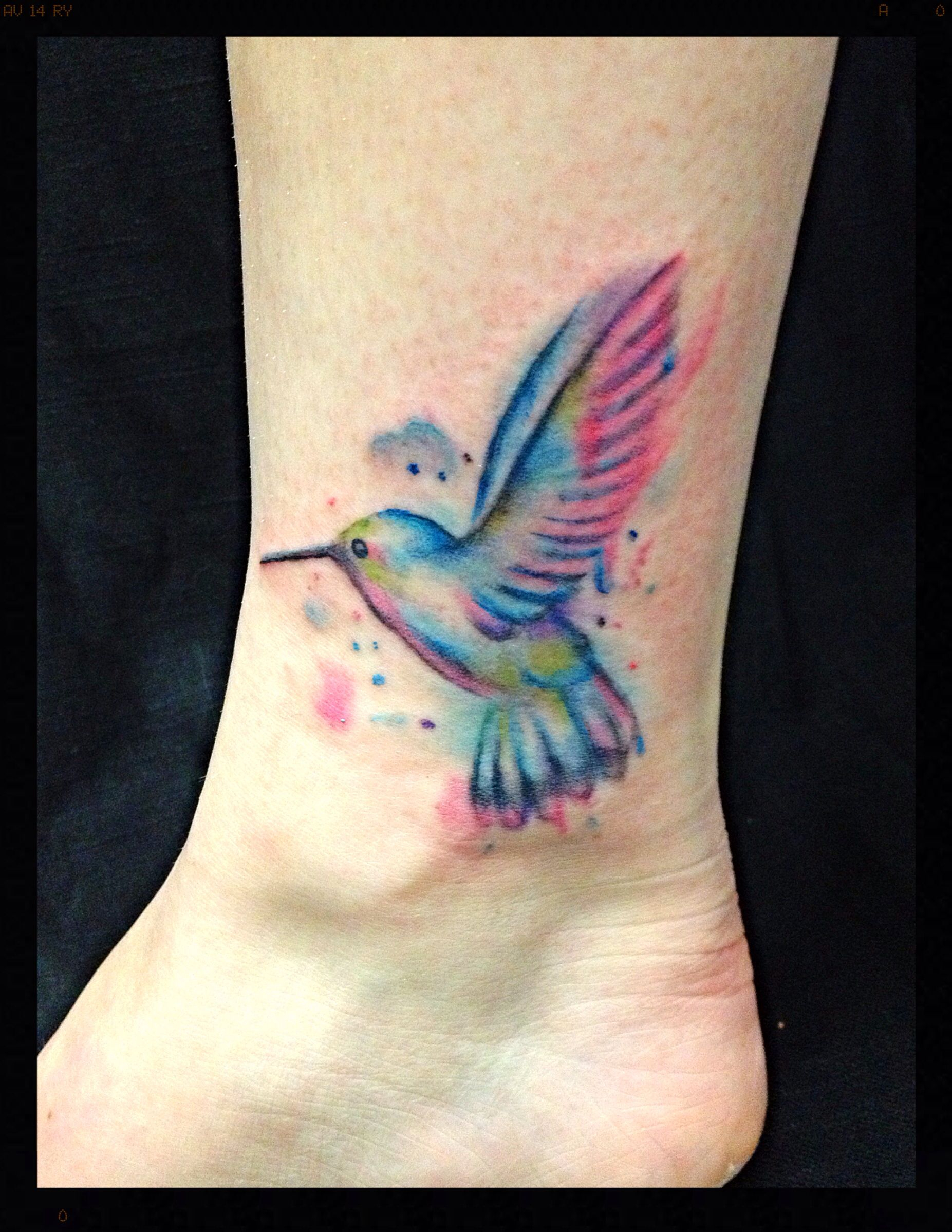 Watercolor Hummingbird Tattoo Tattoo Ideas Hummingbird Tattoo pertaining to measurements 1853 X 2398