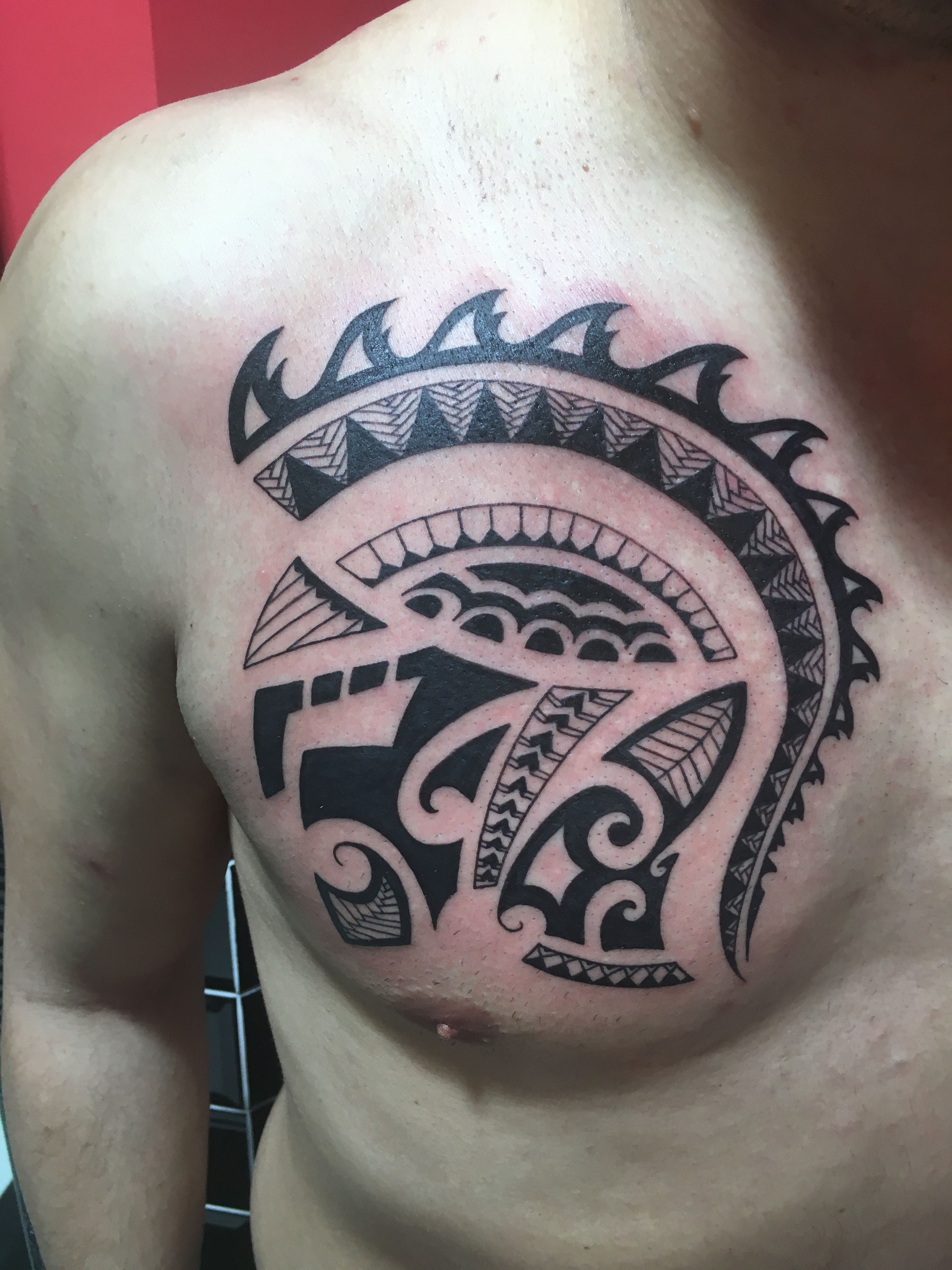 Westendtattoowien Tattoo Maori Tattoo Chest Tattoo Brust pertaining to measurements 3024 X 4032