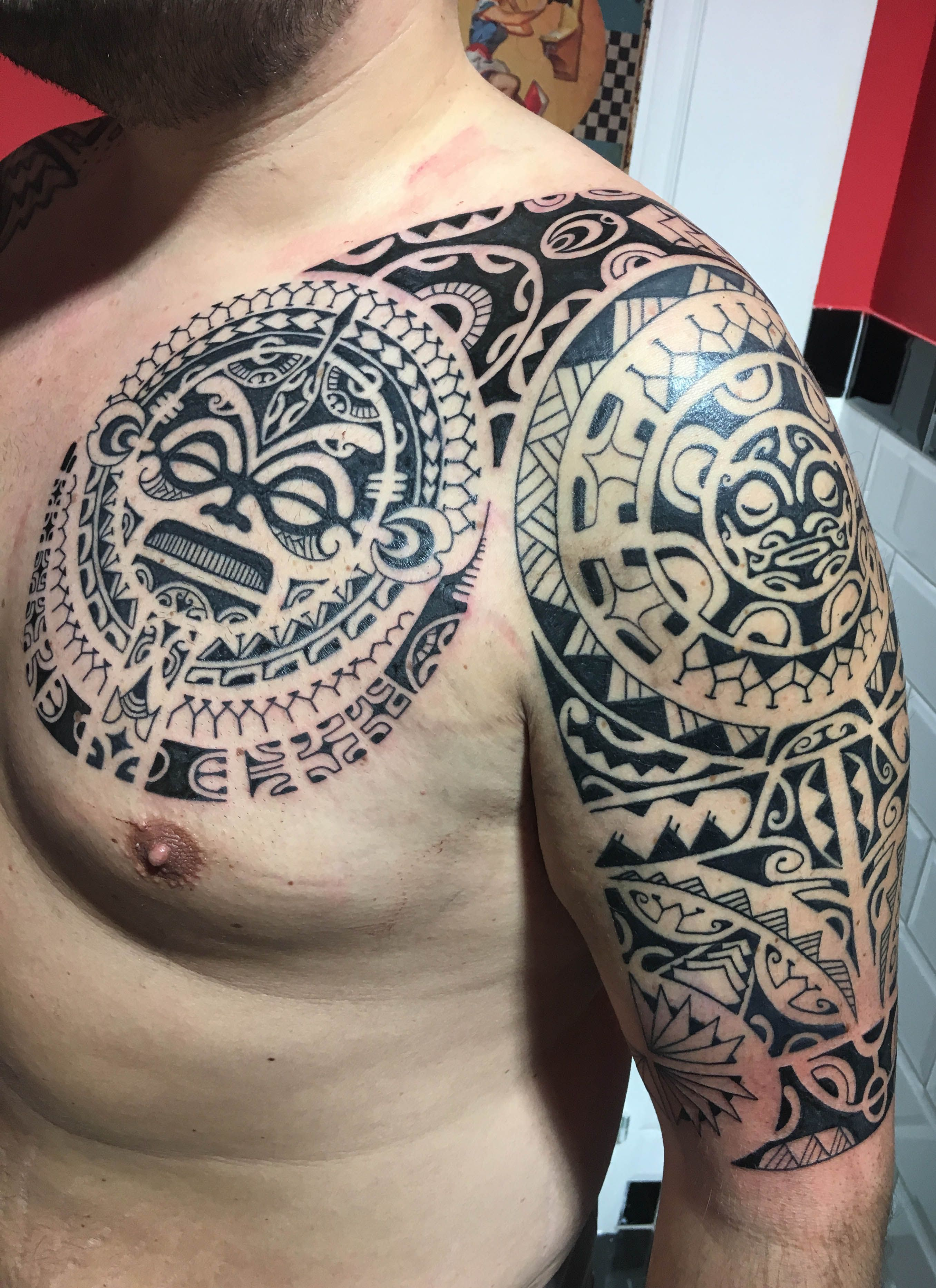 Westendtattoowien Tattoo Maori Tattoo Polynesian Tattoo Arm intended for measurements 2712 X 3732