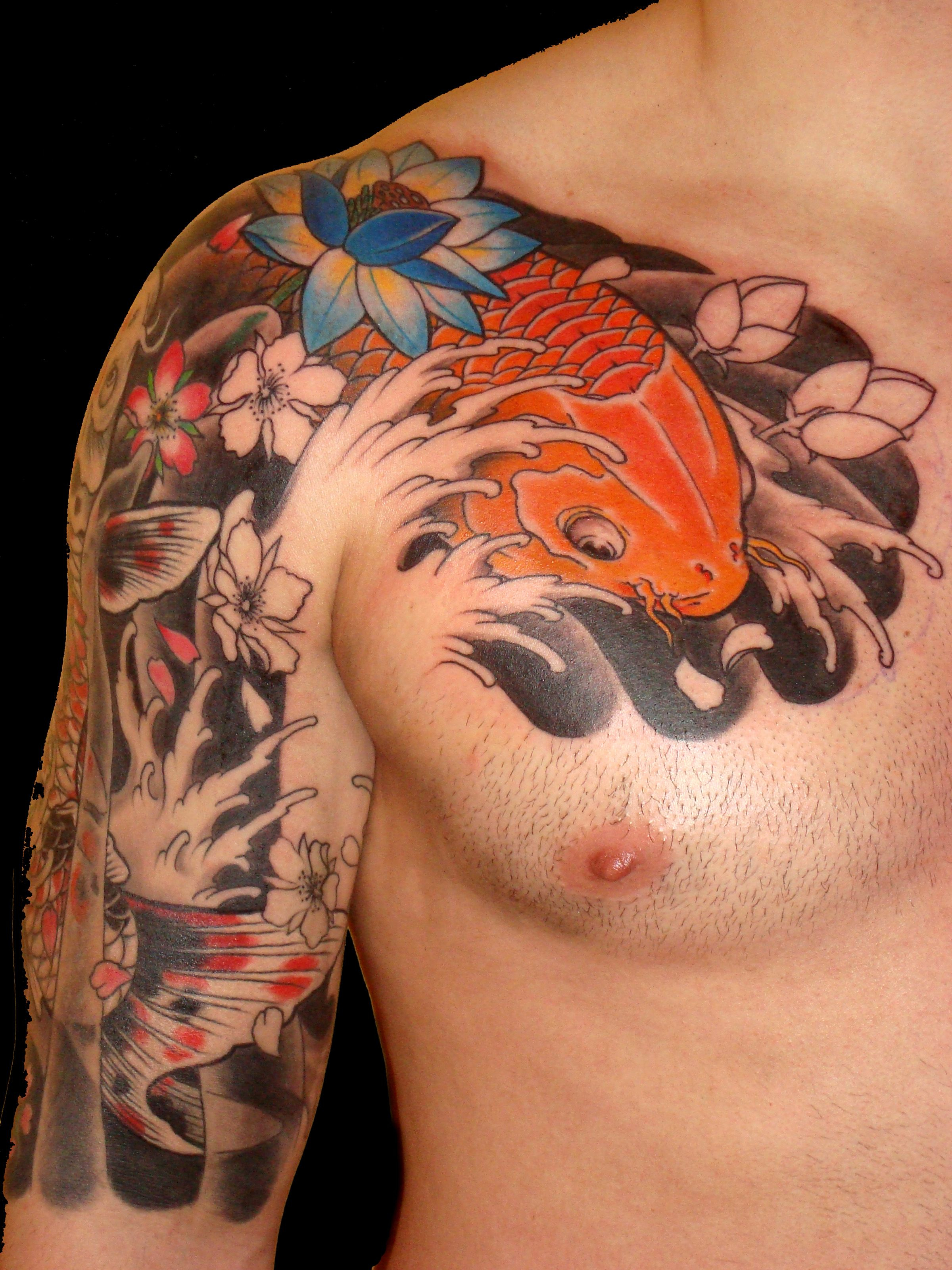 Work In Progress And New Jonx Guy Tattoos Men Flower Tattoo for size 2400 X 3200
