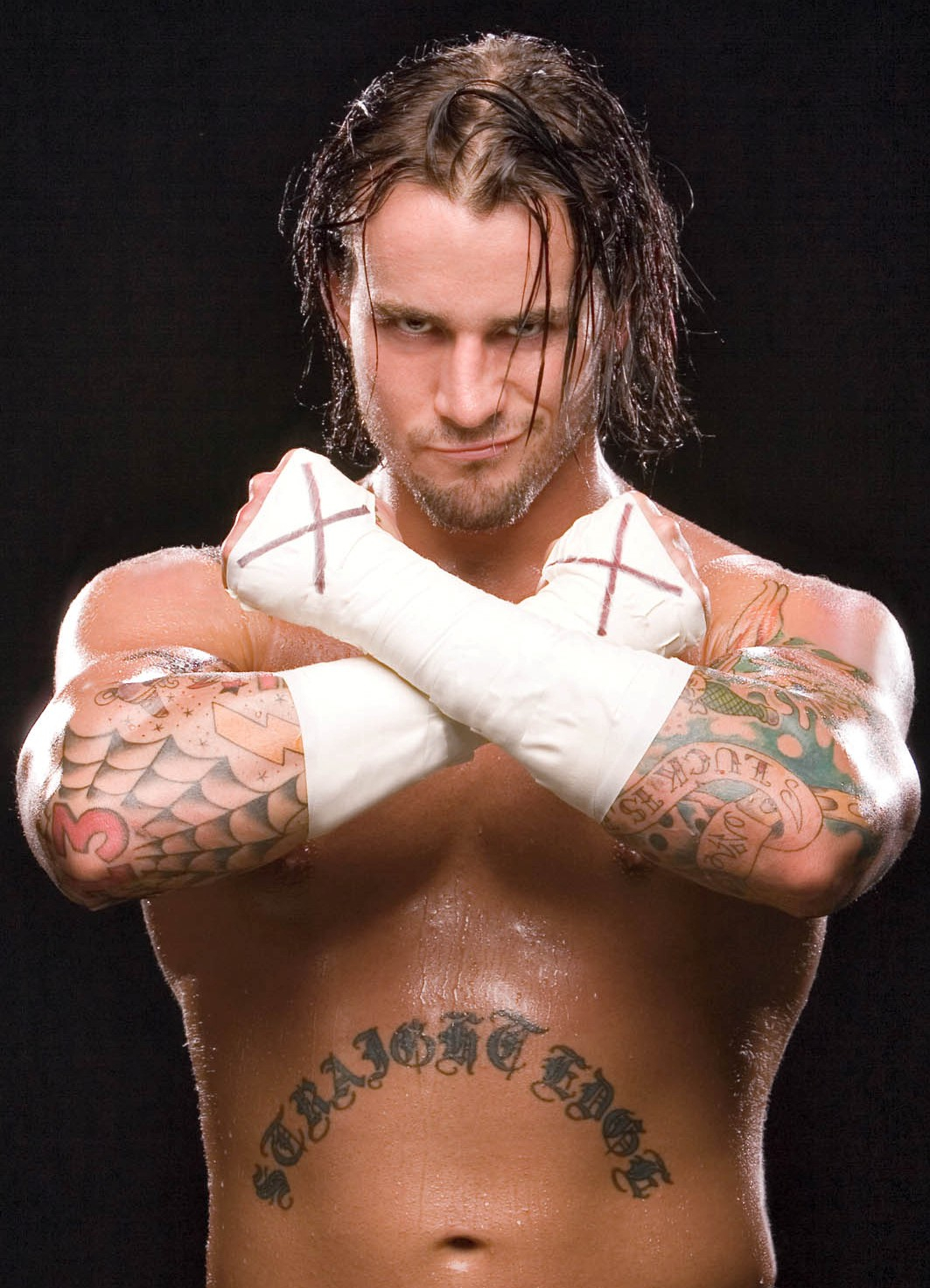 Wwe Superstar Cm Punk Tattoos within sizing 1063 X 1472