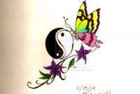 Yin Yang Butterfly Tattoo Zombiesrawr On Deviantart intended for dimensions 900 X 878