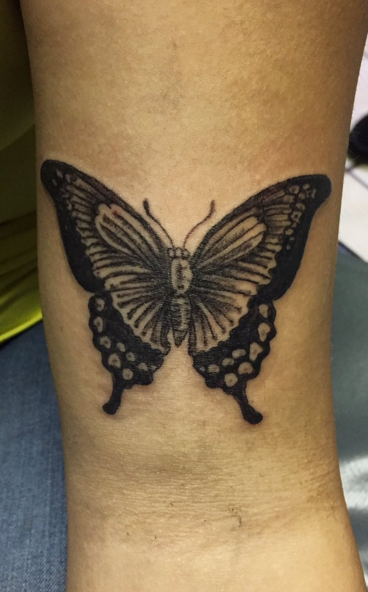 Zebra Tattooz On Twitter Beautiful Vintage Butterfly Done Z pertaining to sizing 745 X 1199